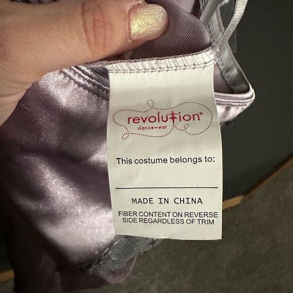 Revolution Dance REVRC17013 Purple Photograph Dance Coatume Size Small - Picture 6 of 15